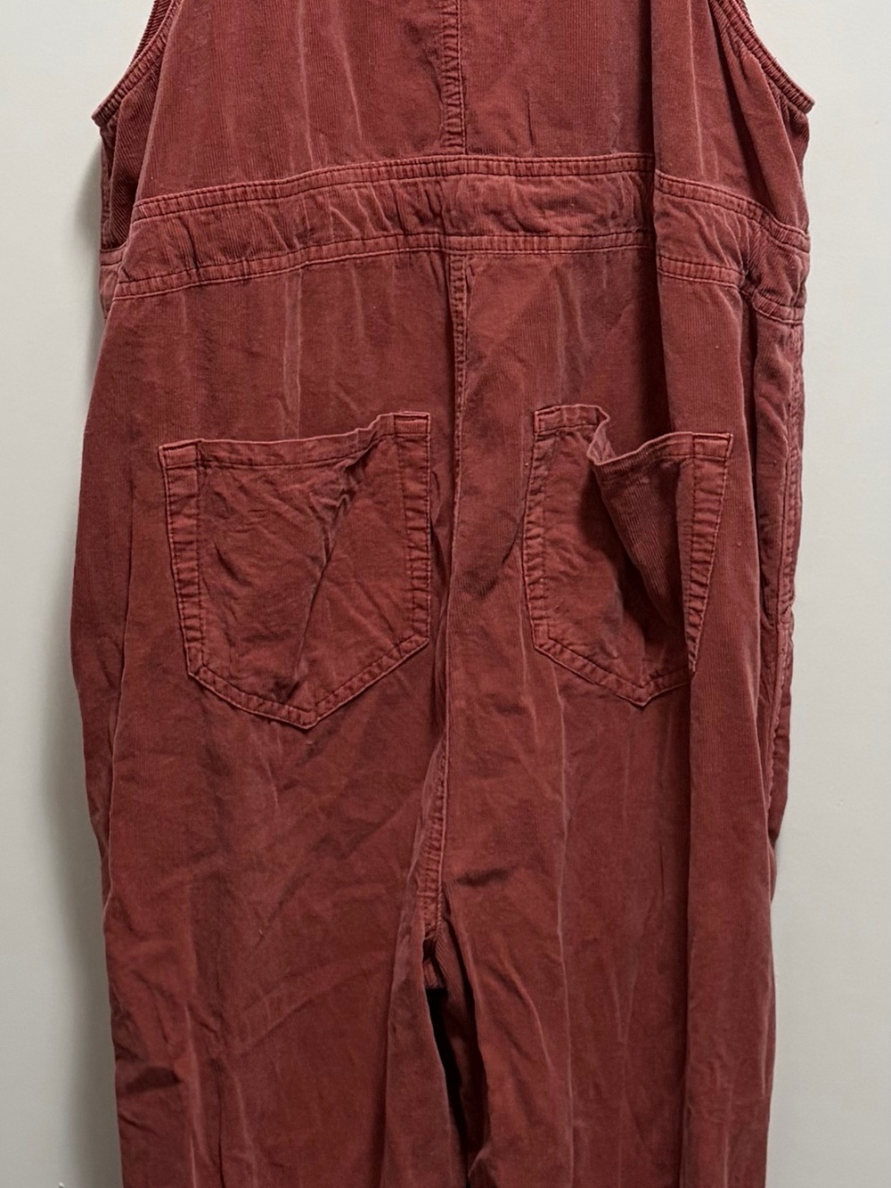 Sundance Artist Paradise Corduroy Straight Overalls Pink Women’s Size Small - Picture 7 of 7
